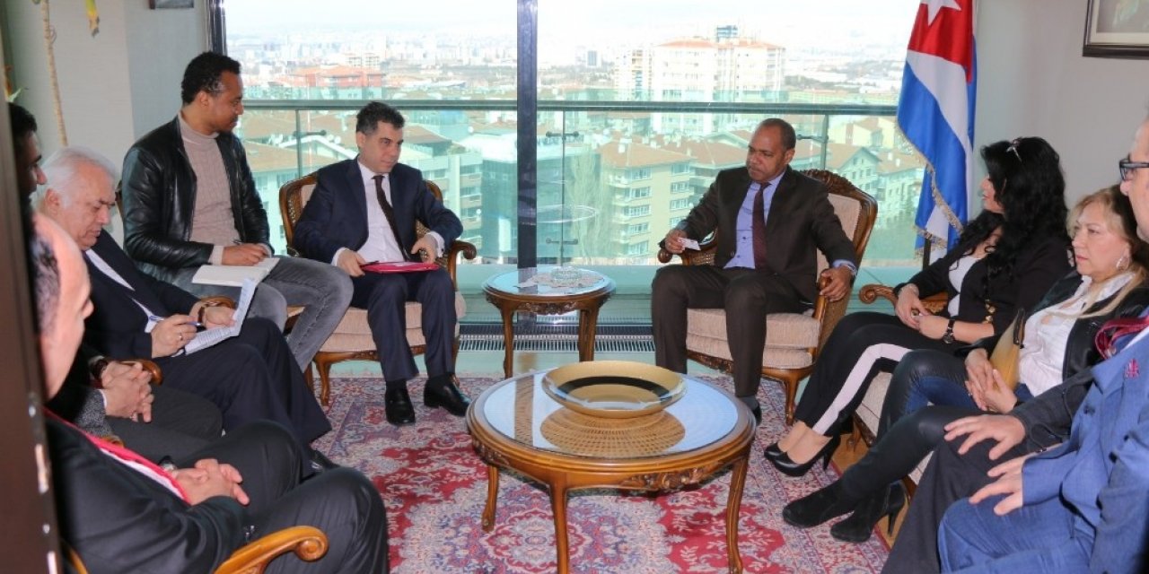 Sankon’dan Küba Büyükelçiliği’ne Ziyaret