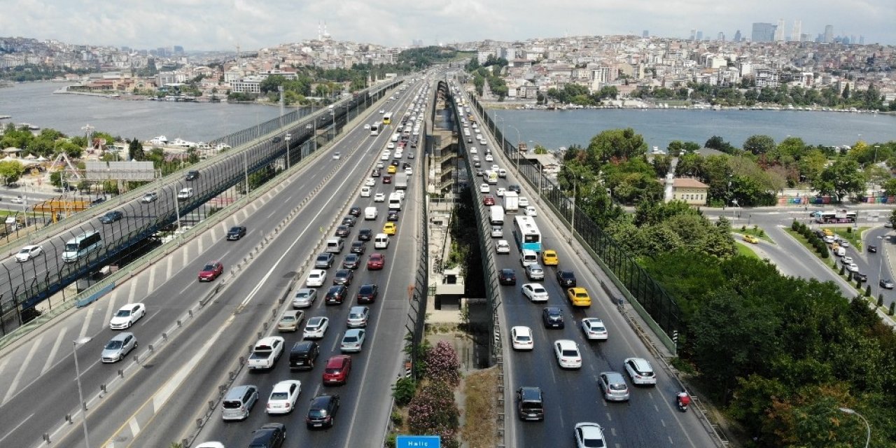 Haliç Köprüsü’nde Trafik Yoğunluğu