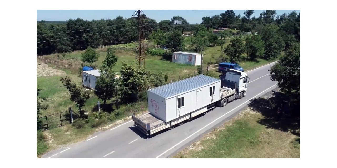 Silivri’de Kaçak Konteyner Operasyonu