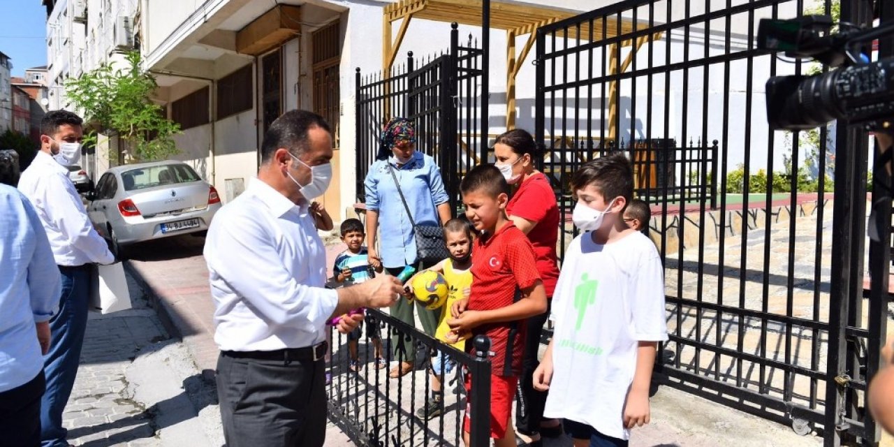 Çocuklardan Fetihtepe Mahalle Bahçesi’ne Yoğun İlgi
