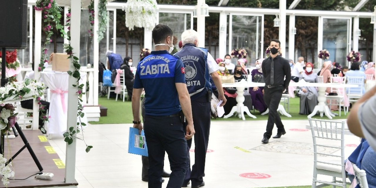 Bahçelievler’de Düğün Salonlarına ‘koronavirüs’ Denetimi