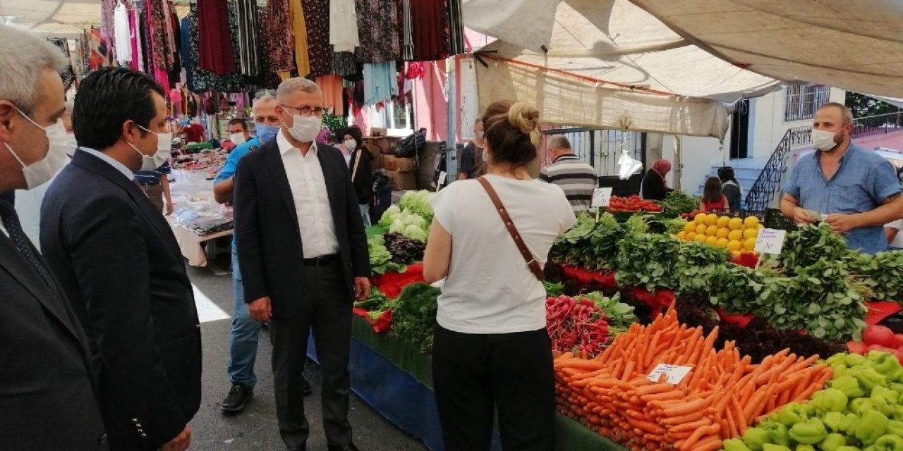Üsküdar Belediye Başkanı Türkmen Maske Takana Ayrıcalık İstedi Esnaf Kabul Etti