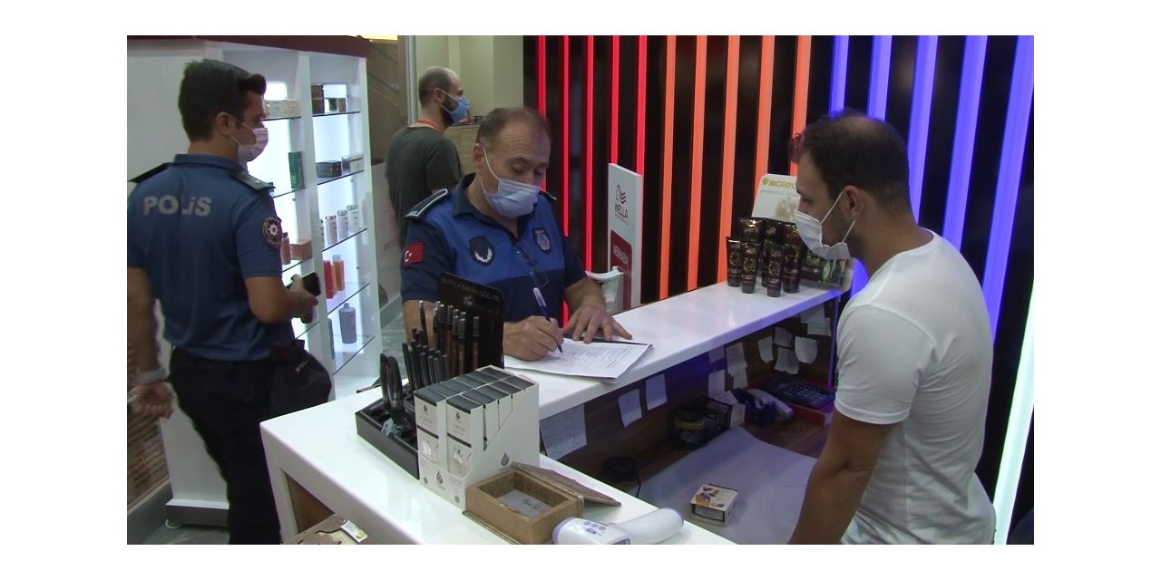 Şişli’de Kuaför Ve Berberler Denetlendi