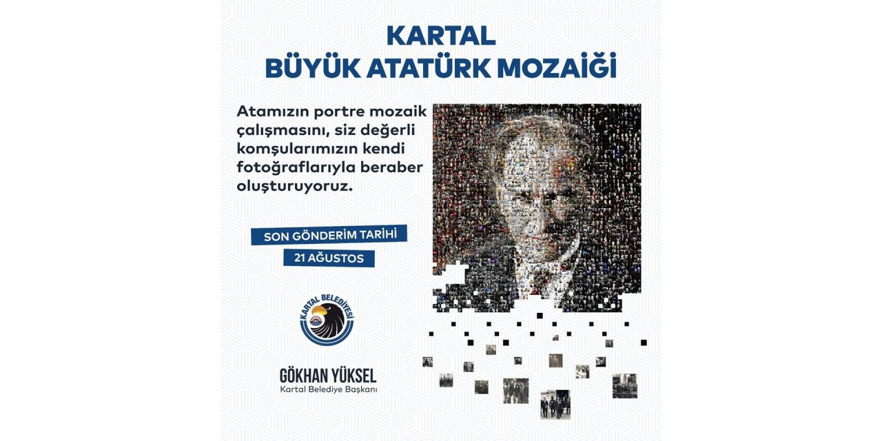Belediye Binası, Vatandaşların Fotoğraflardan Oluşturulacak Atatürk Portresi İle Kaplanıyor