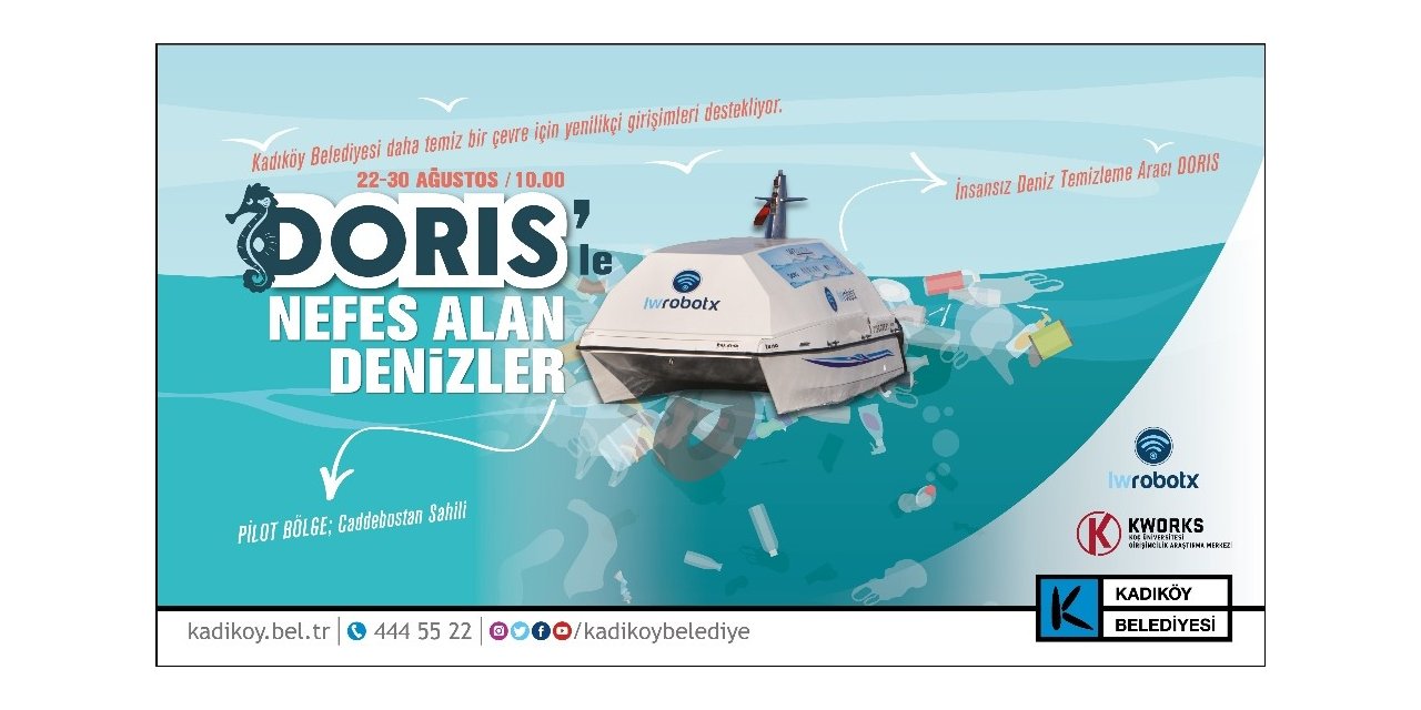 Kadıköy’de İnsansız Tekne ‘doris’ Deniz Üstünden Çöp Toplayacak