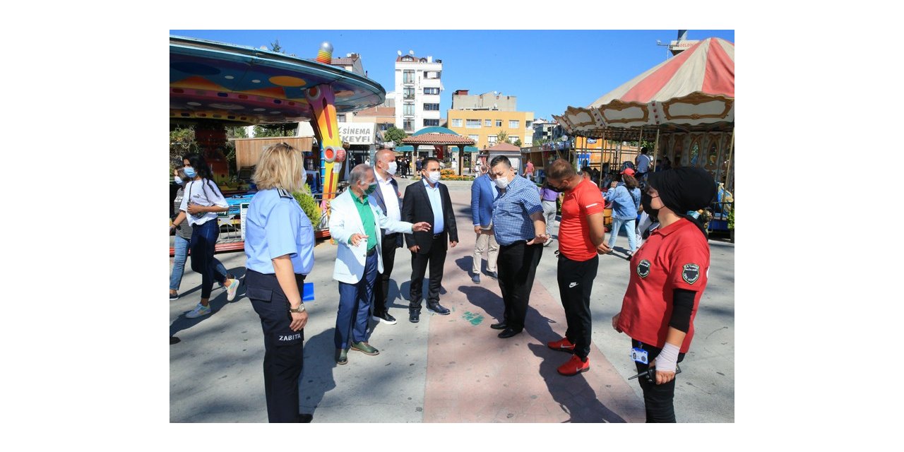 Başkan Aydıner Korona Virüs Denetiminde