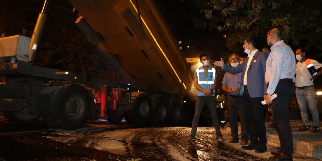 Başkan Gökhan Yüksel’in Gece Mesaisi