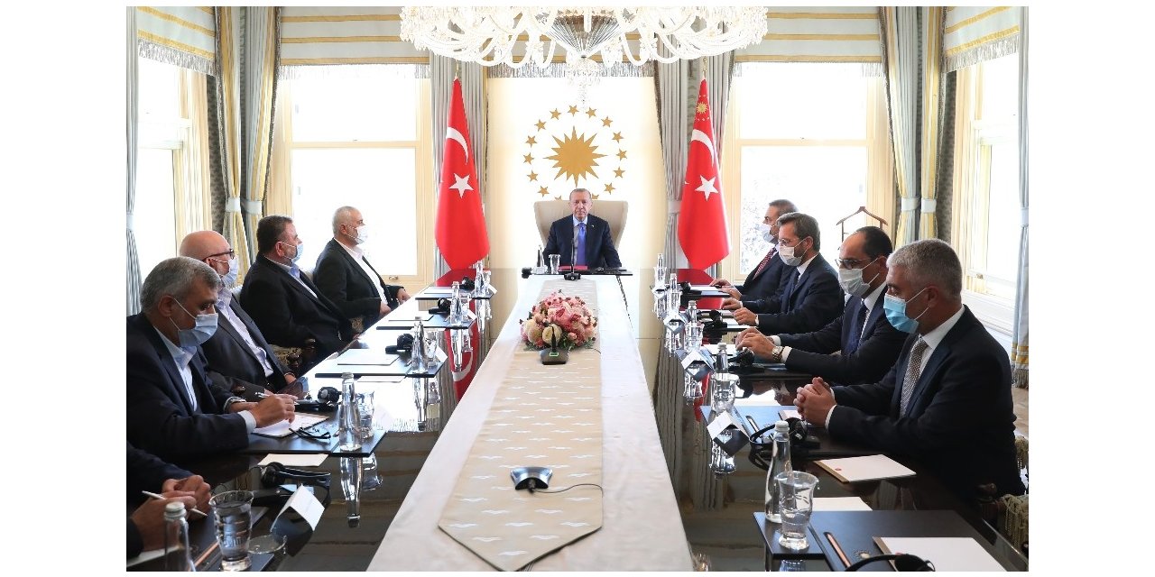 Cumhurbaşkanı Erdoğan, Hamas Siyasi Büro Başkanı’nı Kabul Etti