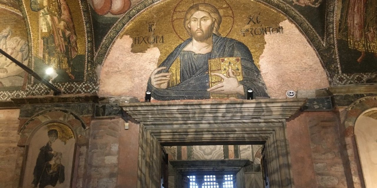 İbadete Açılan Kariye Camii’nin İçi Görüntülendi