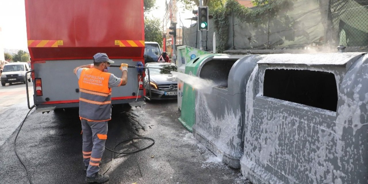 Eyüpsultan Mahallelerinde ‘temizlik Ve Dezenfeksiyon’ Çalışması
