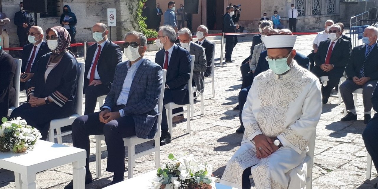 Diyanet İşleri Başkanı Prof. Dr. Erbaş Ayasofya-i Kebir Cami-i Şerifi Sempozyumu’nun Açılışına Katıldı