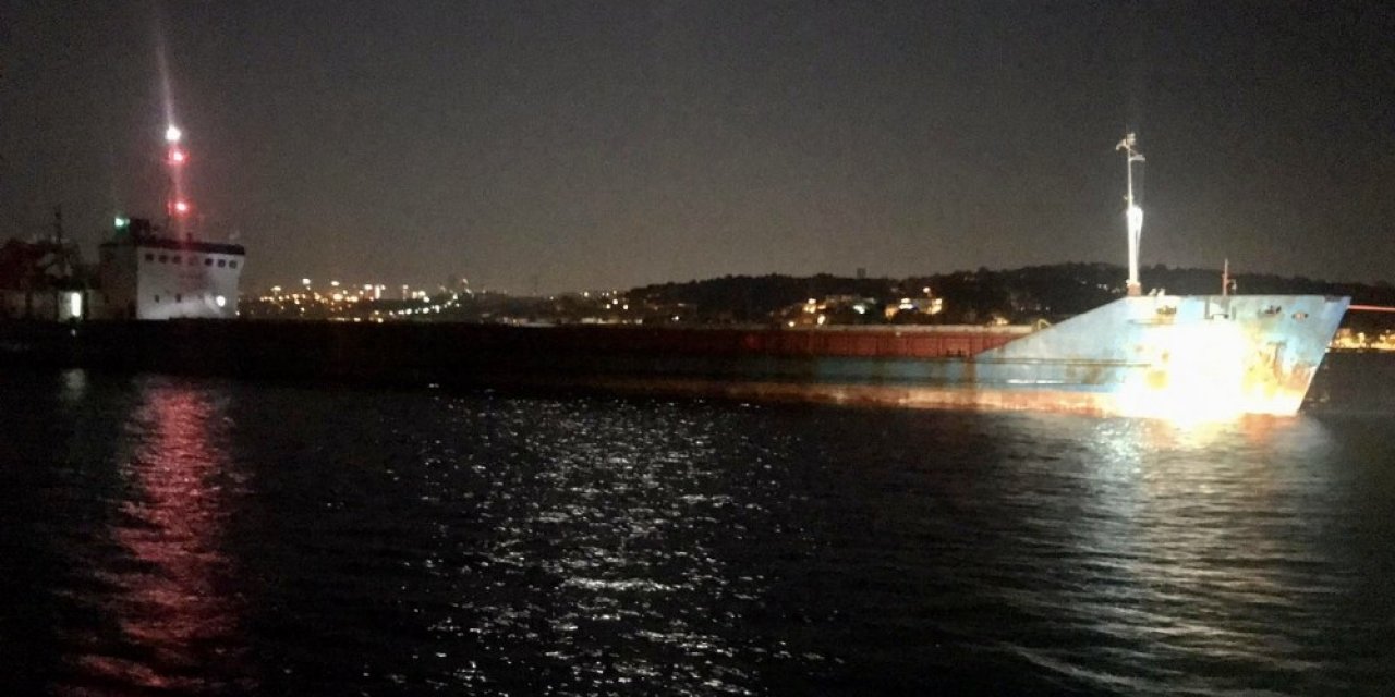 Boğazda Sürüklenen Yük Gemisi Kurtarıldı