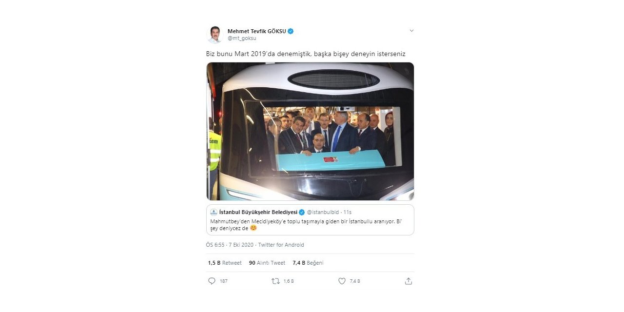 Esenler Belediye Başkanı Göksu’dan İbb Paylaşımına Cevap