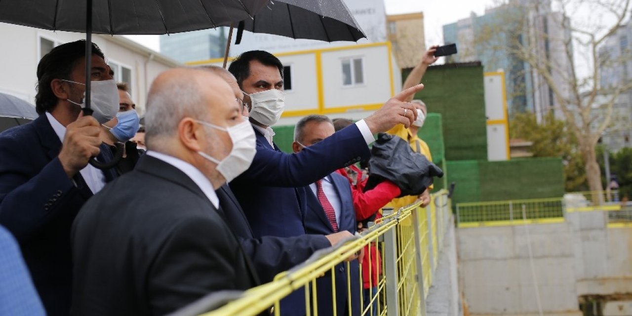 Bakan Kurum, Barbaros Hayrettin Paşa Camii’nin İnşaat Çalışmalarını İnceledi