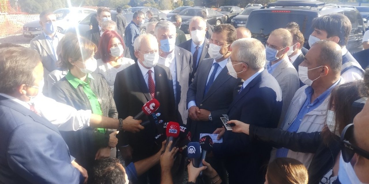 Chp Genel Başkanı Kılıçdaroğlu Baltalimanı Biyolojik Su Arıtma Tesisi’nde İncelemelerde Bulundu