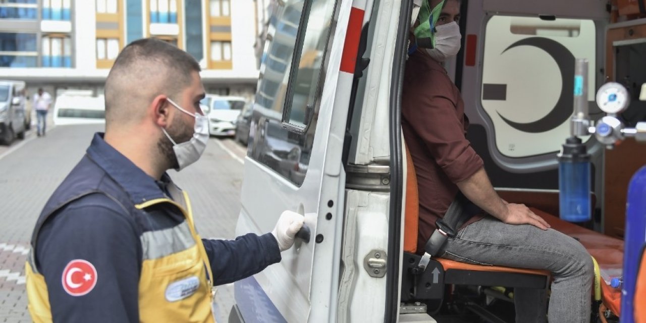 Karantinadaki Vatandaş Önlemler Eşliğinde Sınava Girdi
