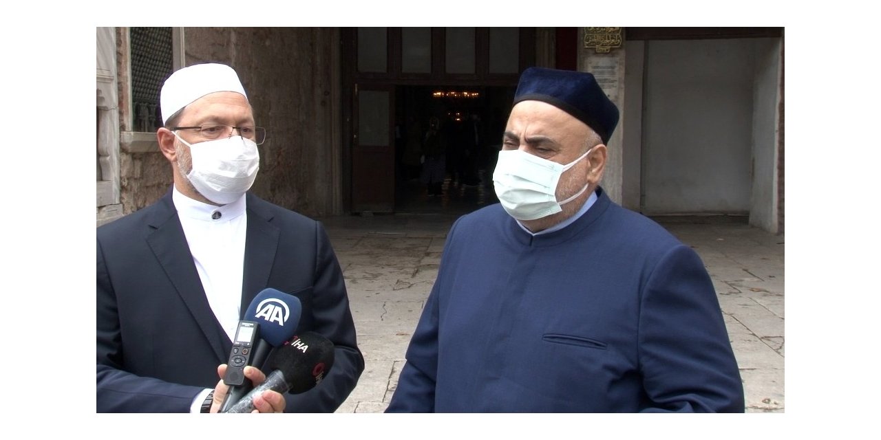 Azerbaycan Şeyhülislamı Ayasoyfa’yı Ziyaret Etti