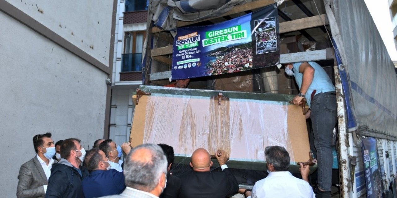 Esenyurt’tan Giresun’a Yardım Eli
