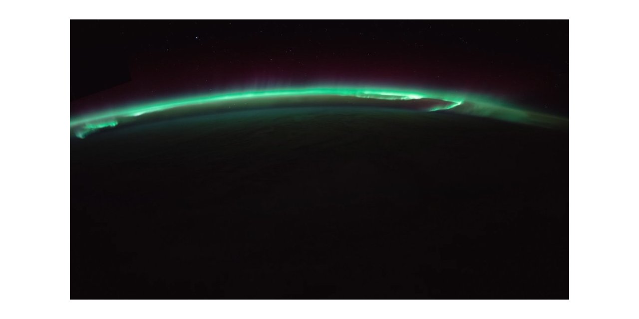 Kutup Işıkları Uzaydan Görüntülendi
