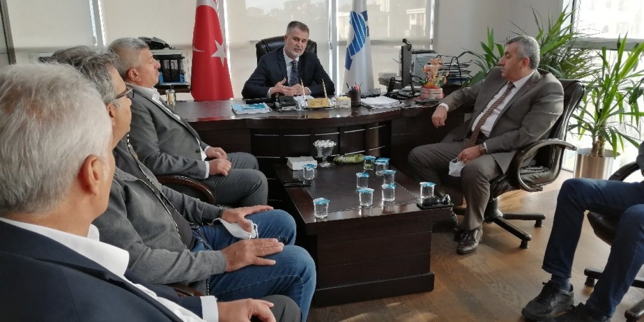 Töhob Genel Başkanı Soydaş’dan İstanbul Özel Halk Otobüsleri Esnaf Odası Başkanı Ovacık’a Ziyaret