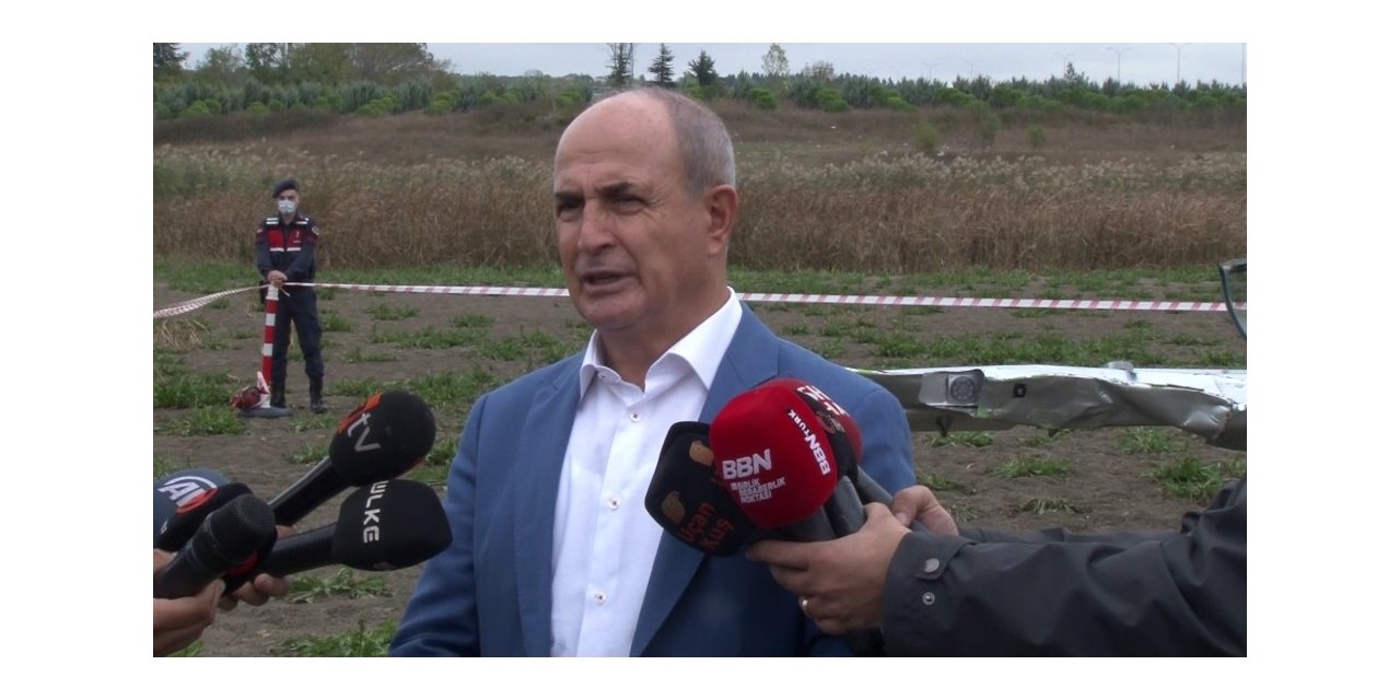 Başkan Akgün, Uçağın Düştüğü Alanda İncelemelerde Bulundu