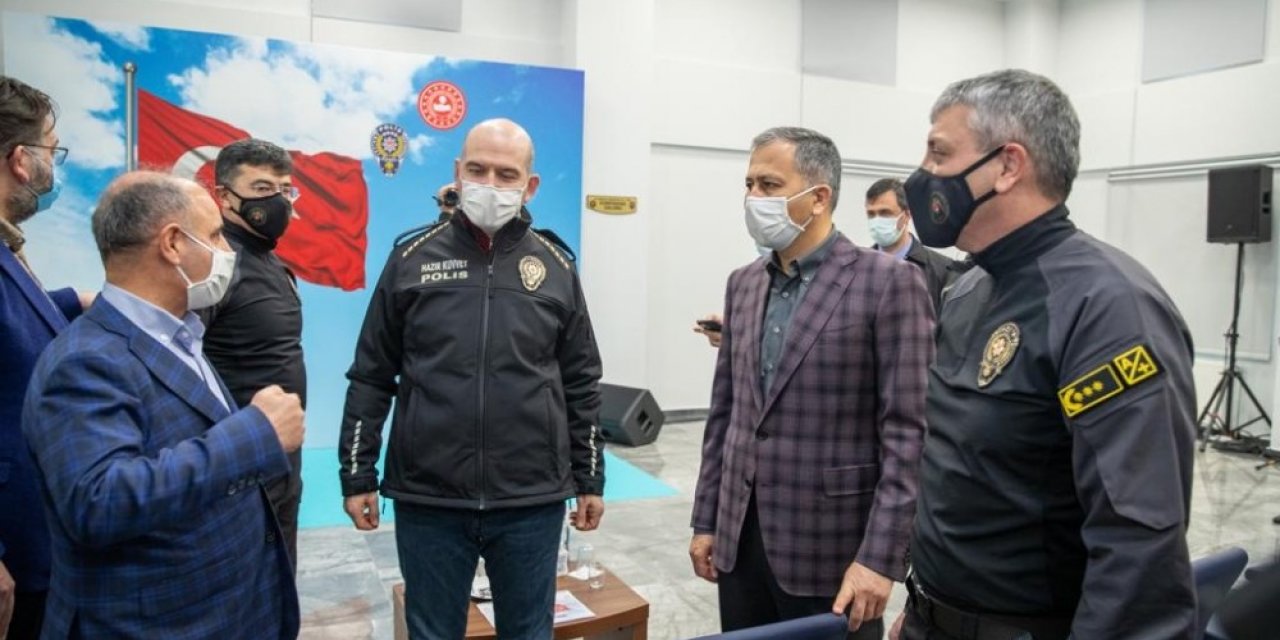 İçişleri Bakanı Soylu, İstanbul Takviye Kuvvet Müdürlüğü’nü Ziyaret Etti