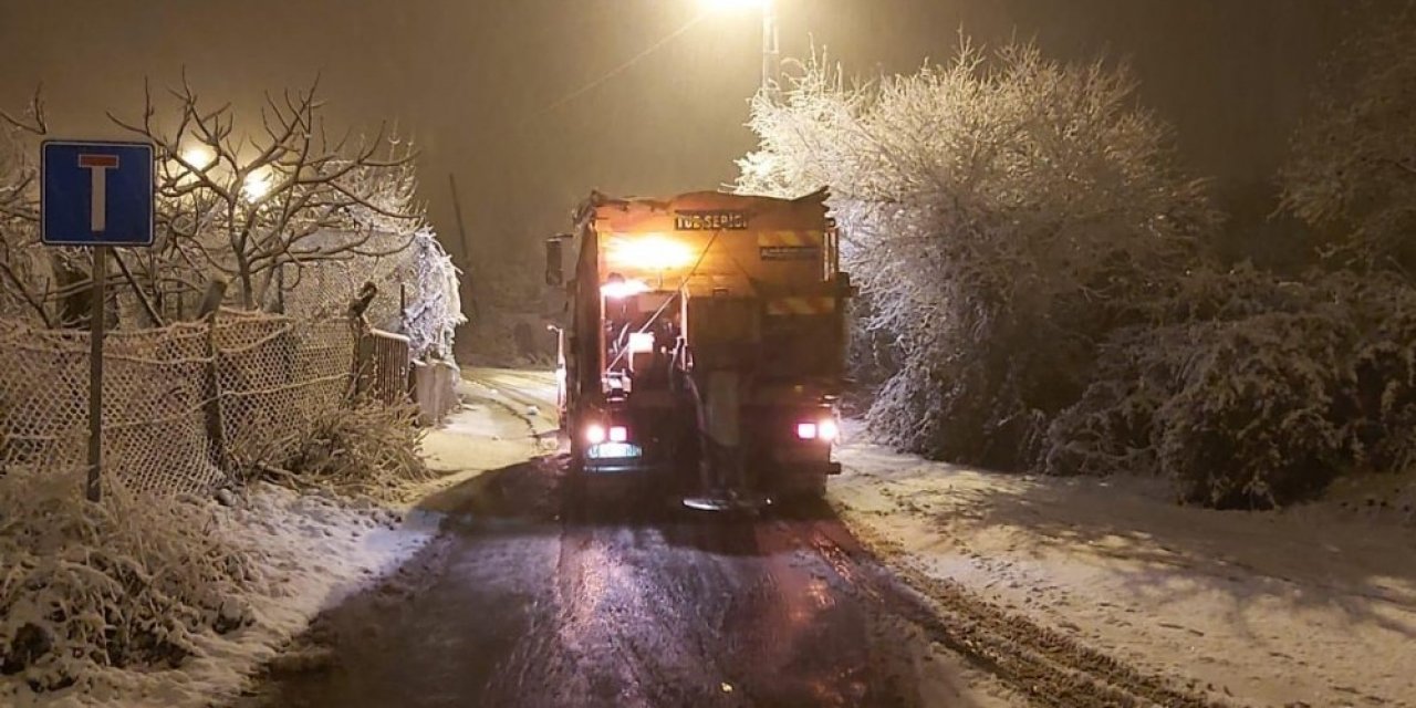 Kartal Belediyesi Kar Mesaisine Başladı