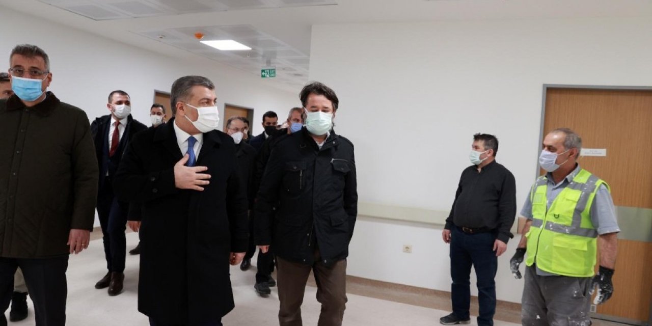 Sağlık Bakanı’ndan İnşaatı Tamamlanan Seyrantepe Hastanesi’ne Ziyaret