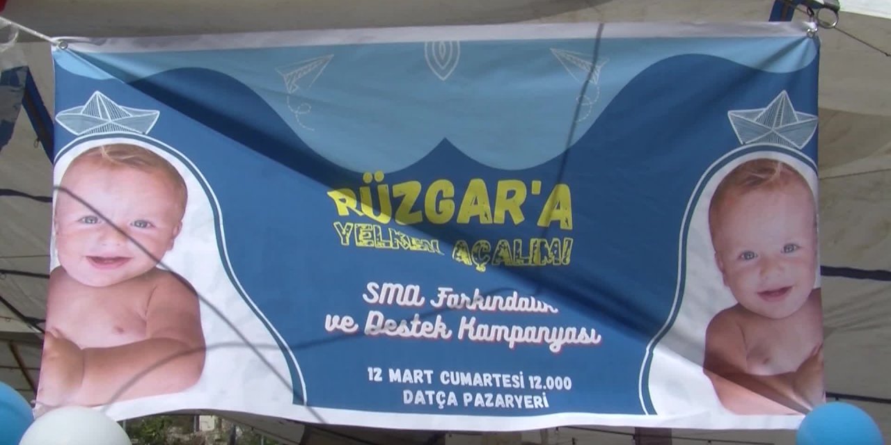 SMA HASTASI RÜZGAR BEBEĞE DATÇA'DAN YARDIM ELİ