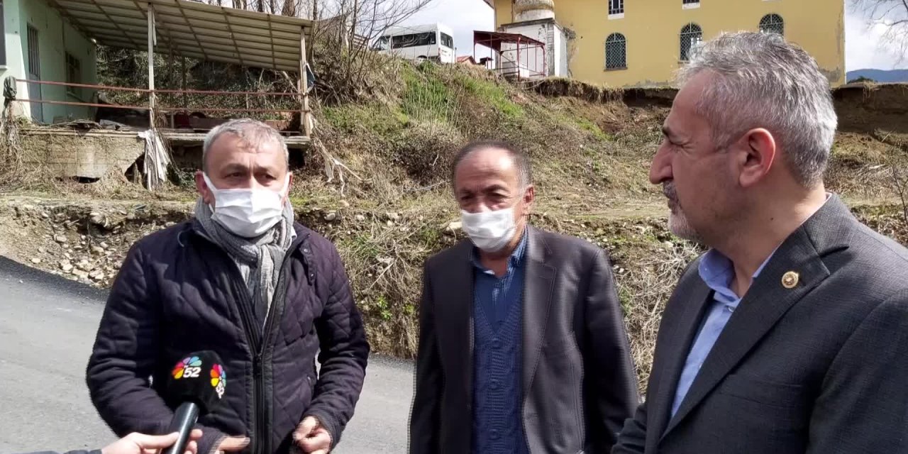ORDU'DA BİR KÖY 18 YILDIR HEYELAN YÜZÜNDEN KAYIYOR; KÖYLÜLER 'İLGİSİZLİKTEN' DERT YANIYOR
