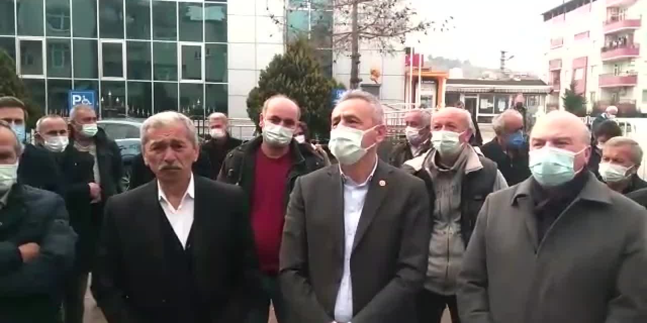 MADEN ŞİRKETİŞİKAYET ETTİÜNYE ÜÇPINAR KÖYLÜLERİ HAKİM ÖNÜNDE