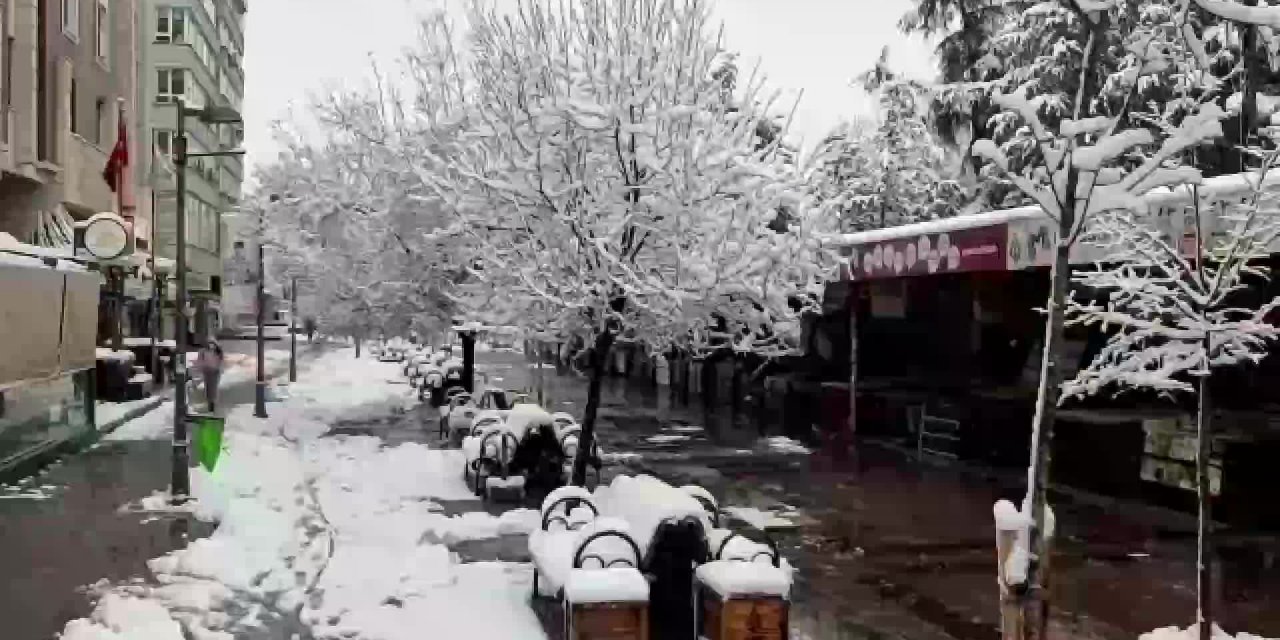 ANKARA'DAN KAR MANZARALARI