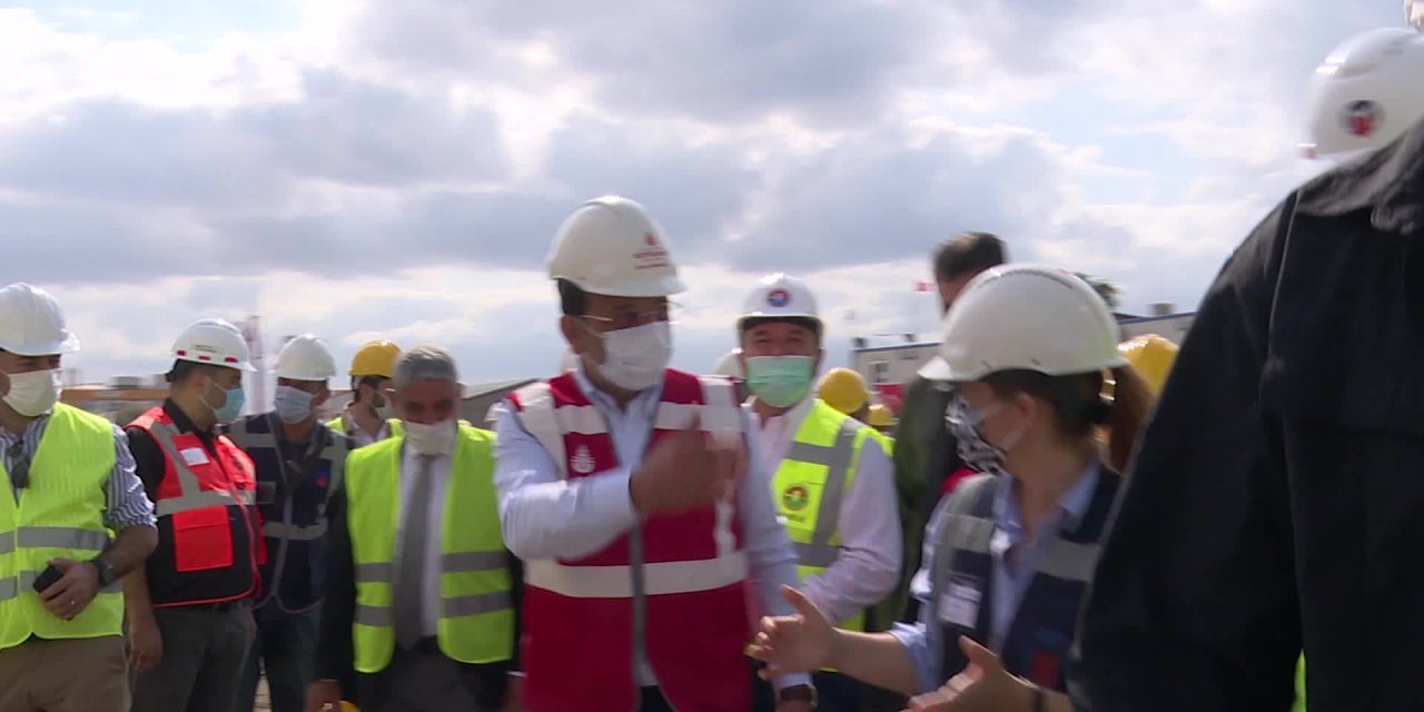 İMAMOĞLU, KAYIŞDAĞI METRO İSTASYONU’NDAKİ SON RAY HATTININ KAYNATMA İŞLEMİNİ YAPTI