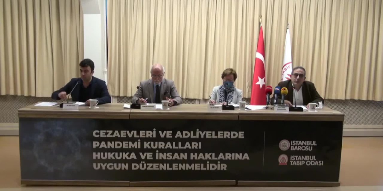 CEZAEVLERİ VE ADLİYELERDEKİ PANDEMİ DÜZENLEMELERİNİN HUKUKA, İNSAN HAKLARINA UYGUN OLMASI İSTENDİ
