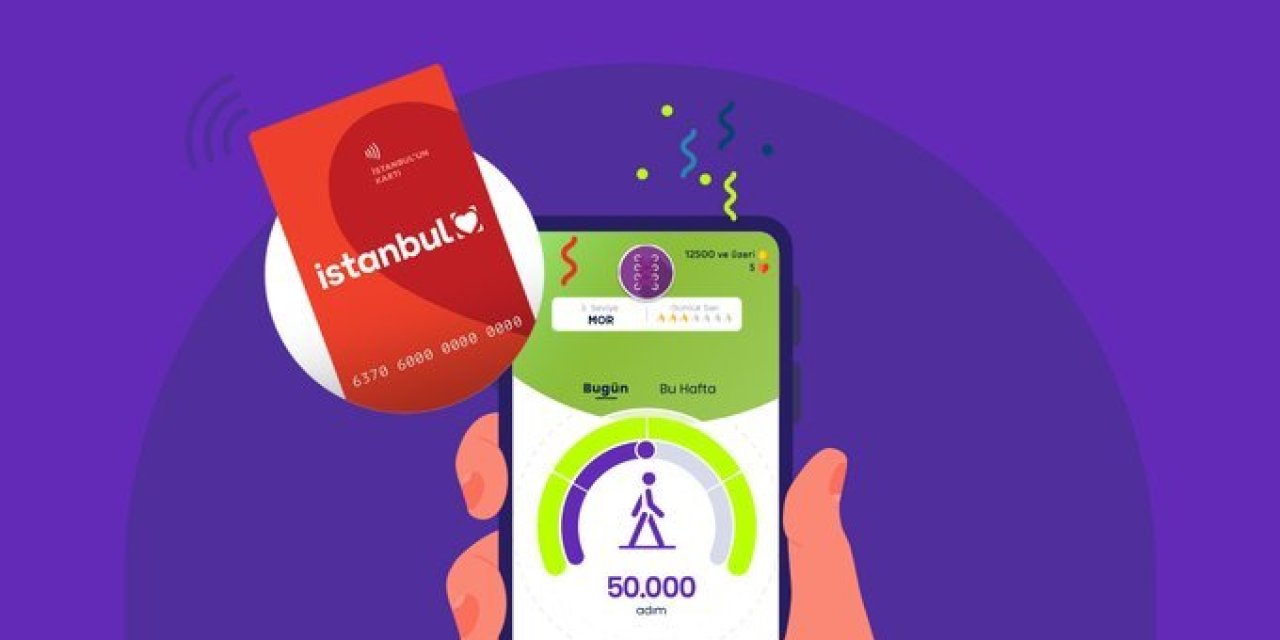 BELBİM AŞ, HER HAFTA 50 BİN ADIM ATAN İLK 2 BİN 500 KİŞİYE TEK GEÇİŞLİK İSTANBULKART YÜKLEMESİ HEDİYE EDECEK