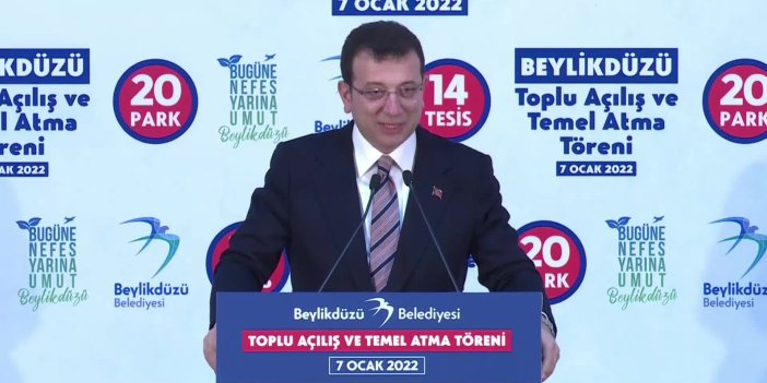 İMAMOĞLU:  HİÇBİR HİZMETİN PARTİSİ OLMAZ