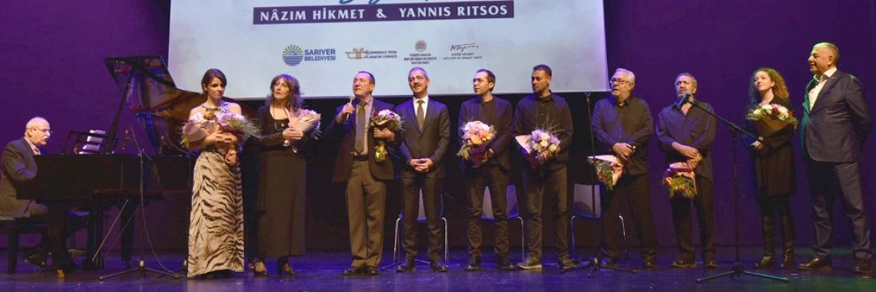 NAZIM HİKMET VE YANNİS RİTSOS ANILDI