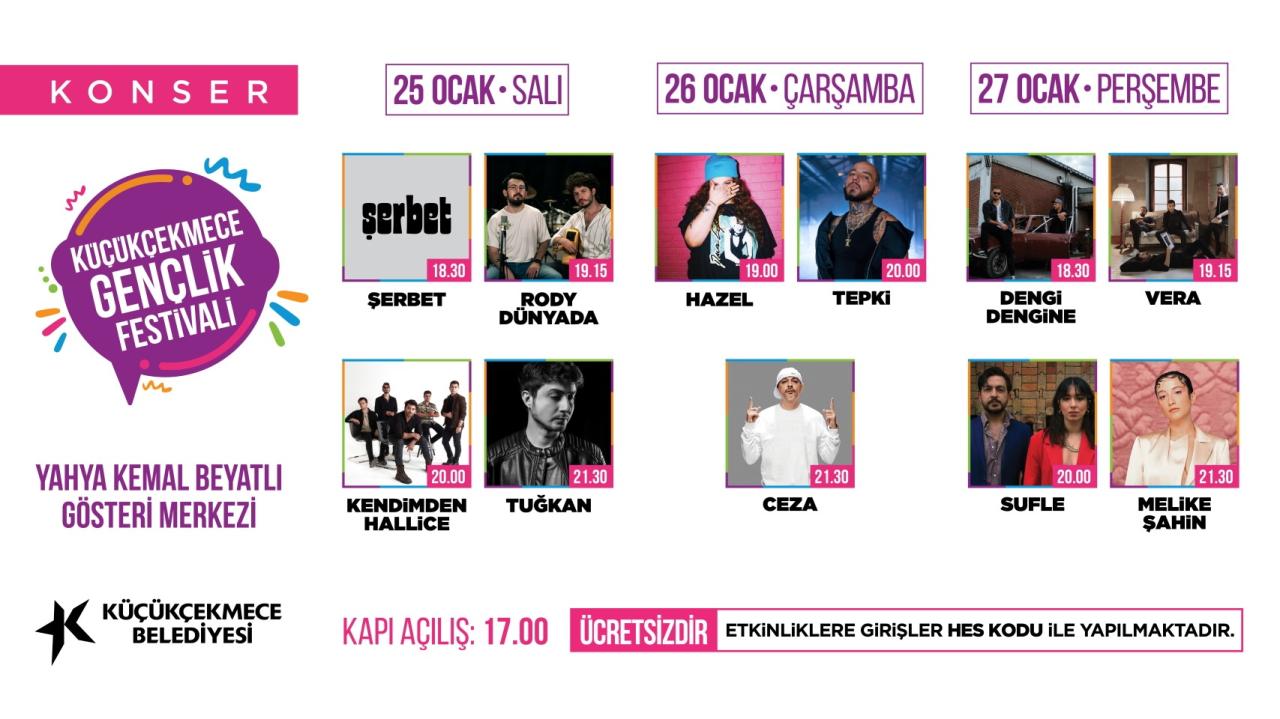 GENÇLER BU FESTİVALDE BULUŞUYOR