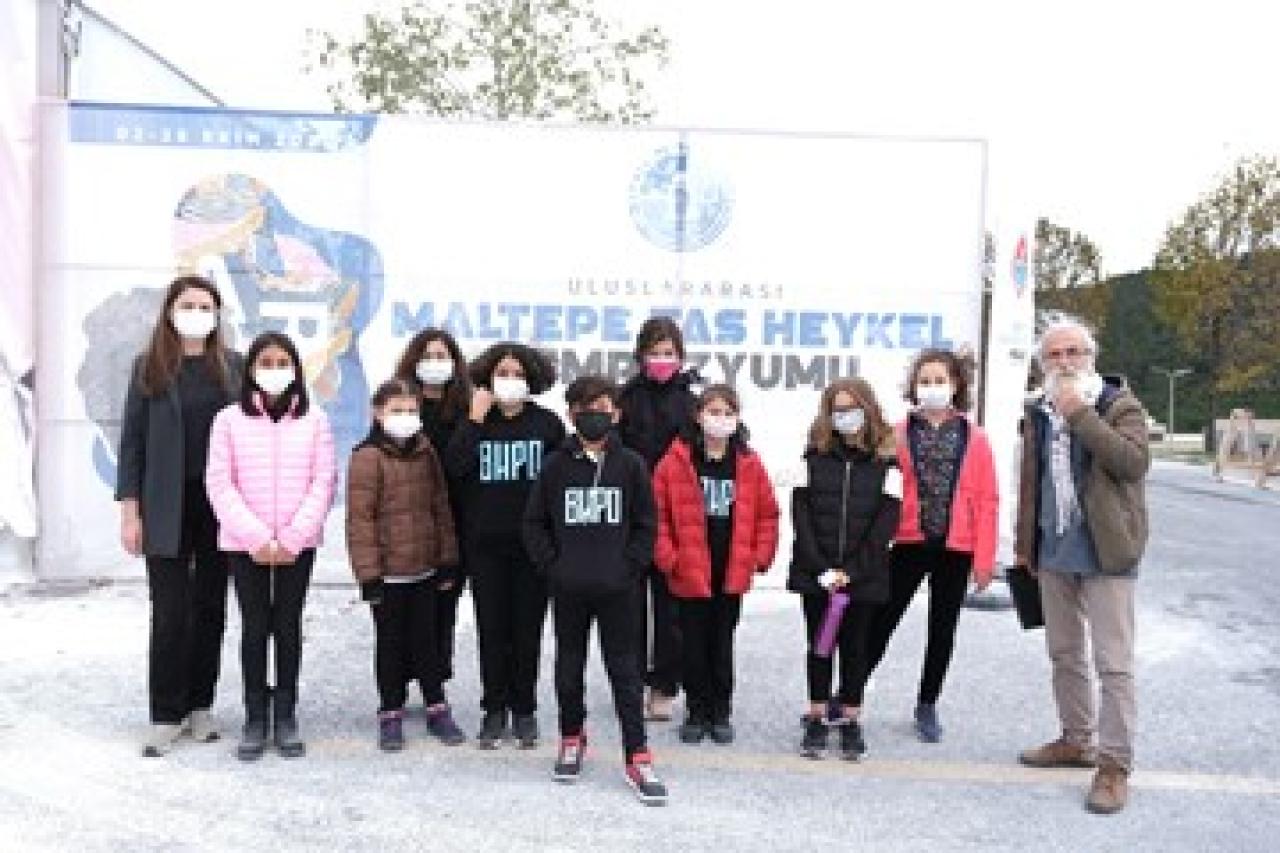 Öğrenciler heykel sempozyumunda hem öğrendiler hem eğlendiler!