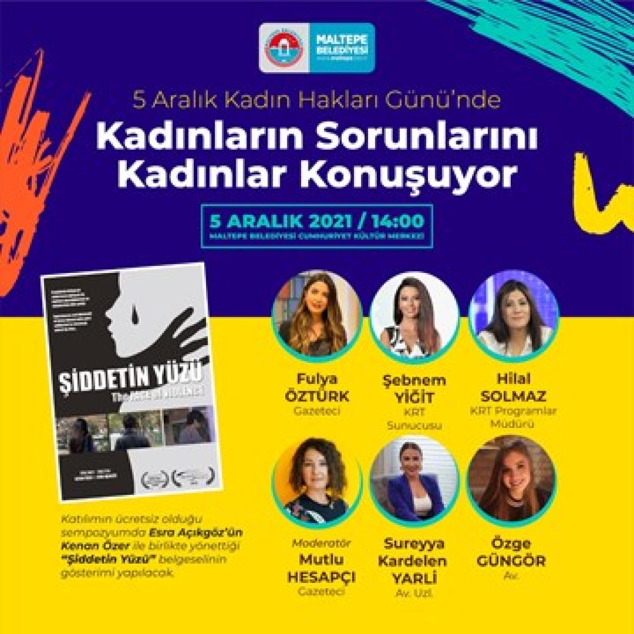 Kadınların sorunlarını kadınlar konuşuyor