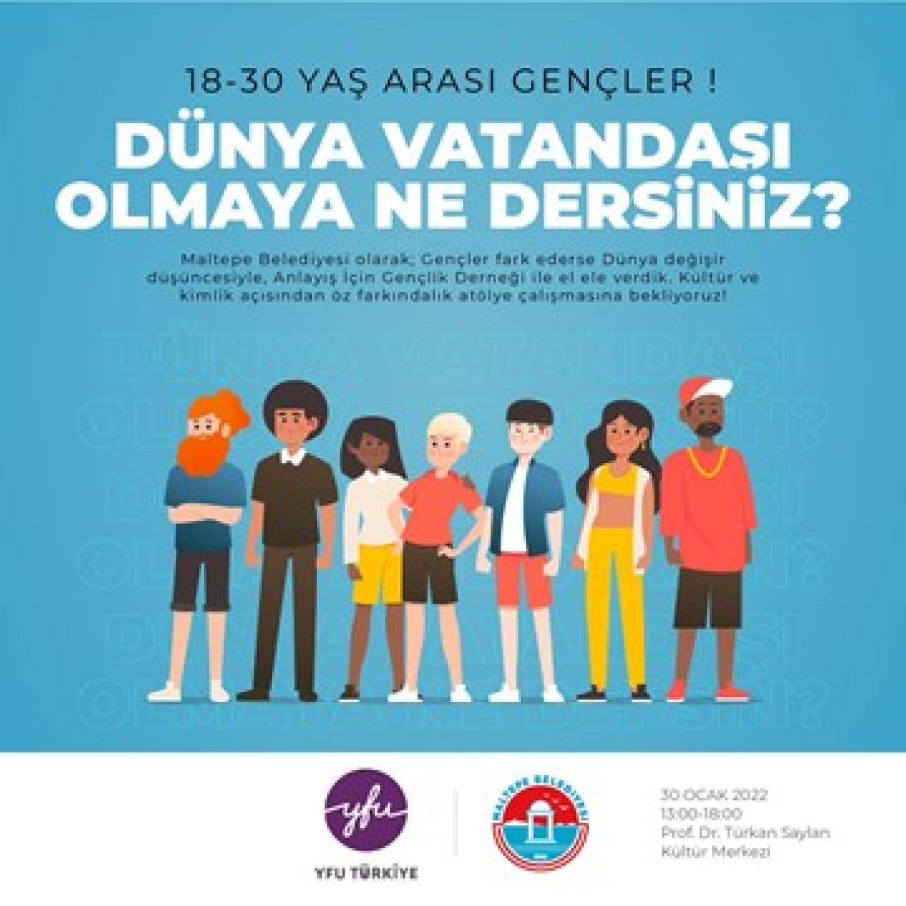 Maltepeliler, gençlik atölyesinde buluşuyor