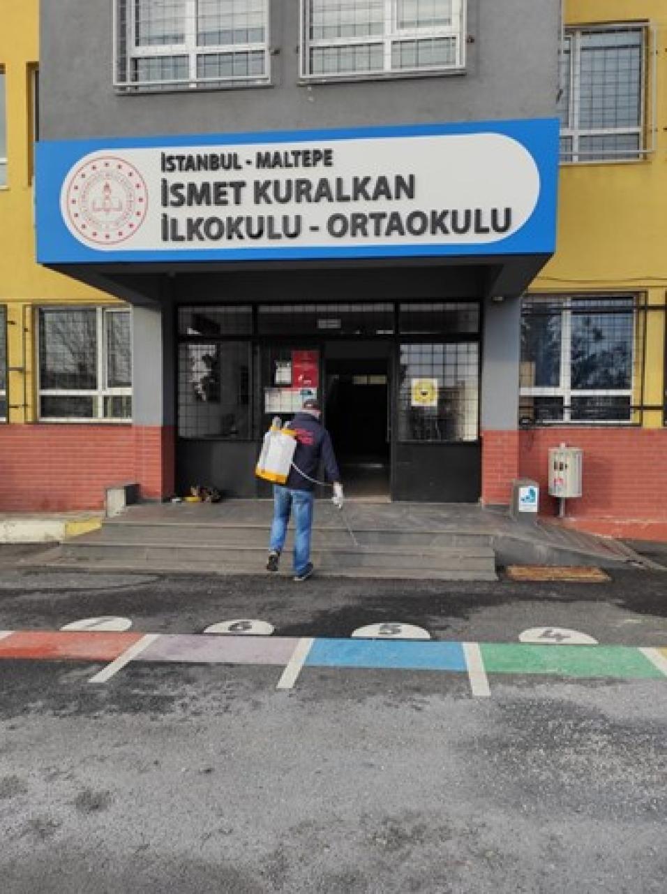 Okullar dezenfekte edildi eğitim öğretime hazır