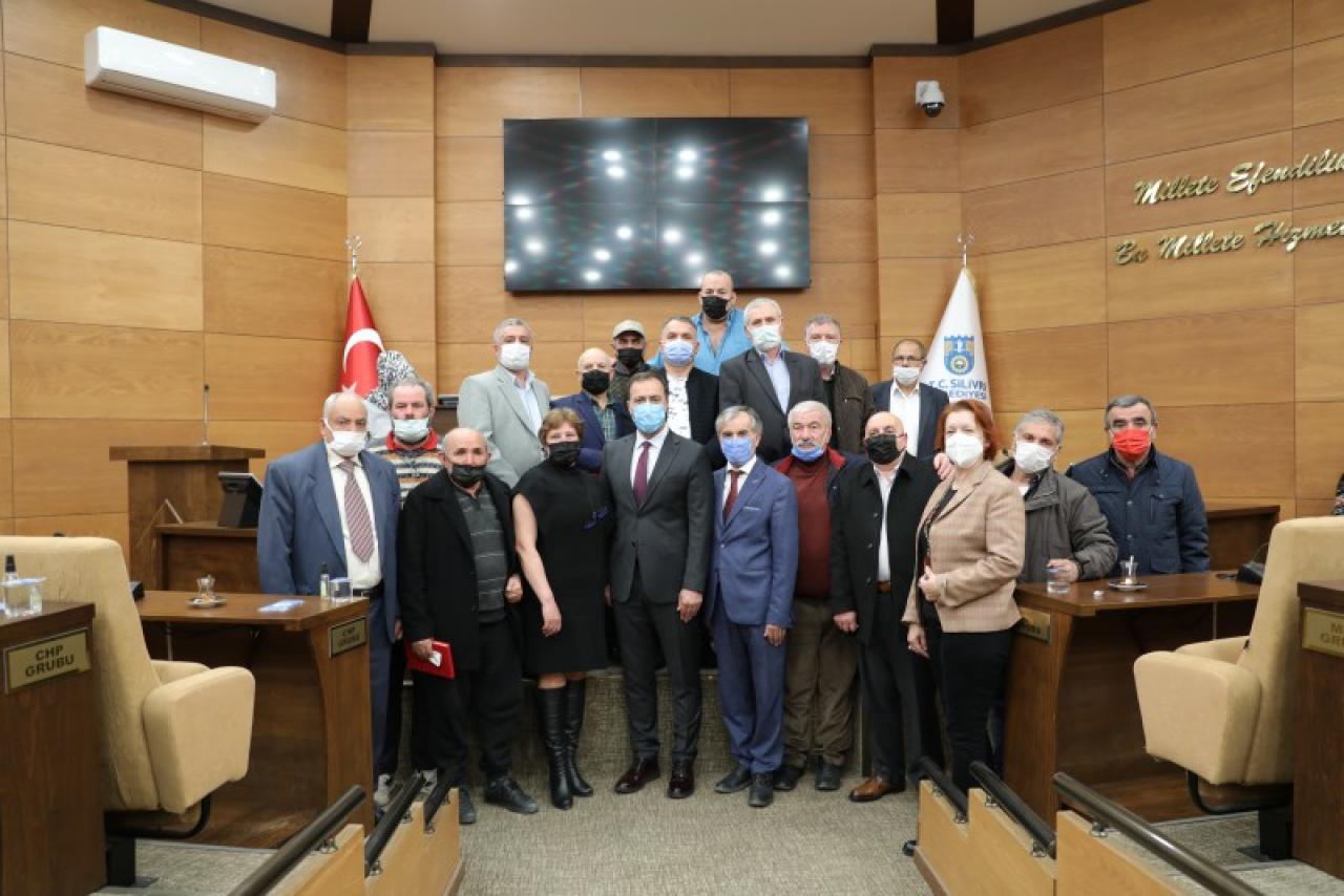 BAŞKAN YILMAZ EMEKLİ PERSONELLE BİR ARAYA GELMEYE DEVAM EDİYOR