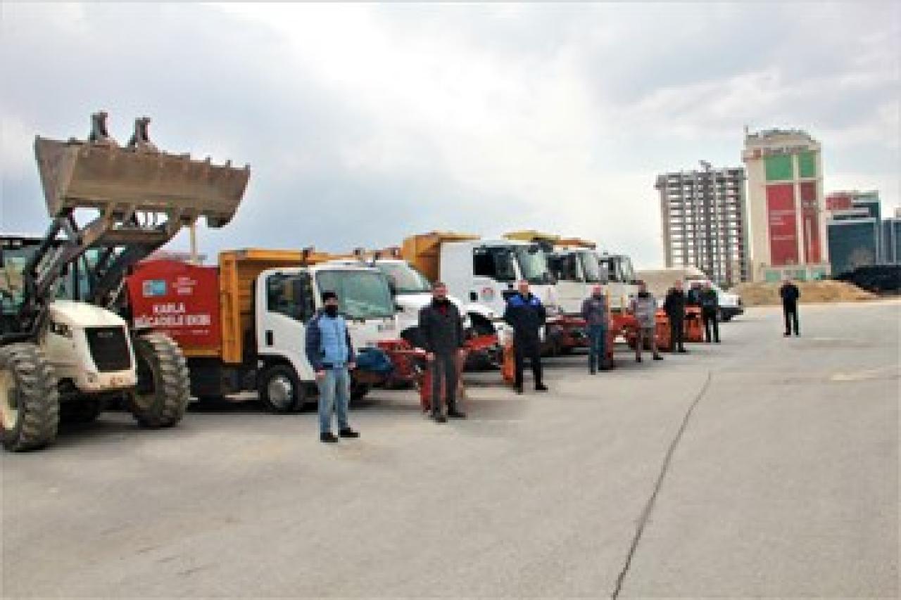 Maltepe Belediyesi Karla Mücadeleye Hazır