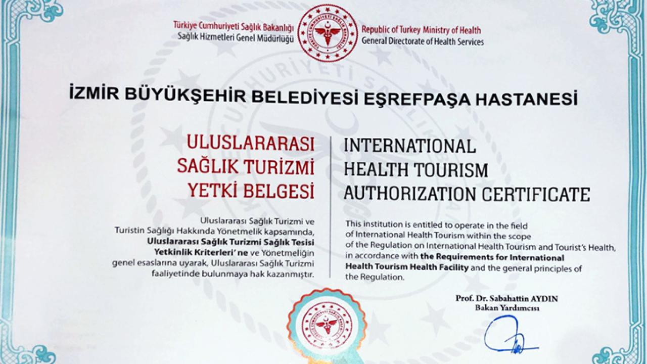 Eşrefpaşa Hastanesi’nde uluslararası hizmet dönemi