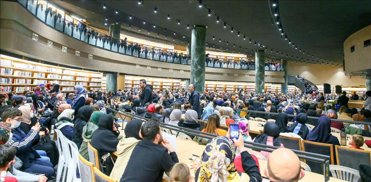 BAŞAKŞEHİR MİLLET KIRAATHANESİ YİNE DOLDU TAŞTI