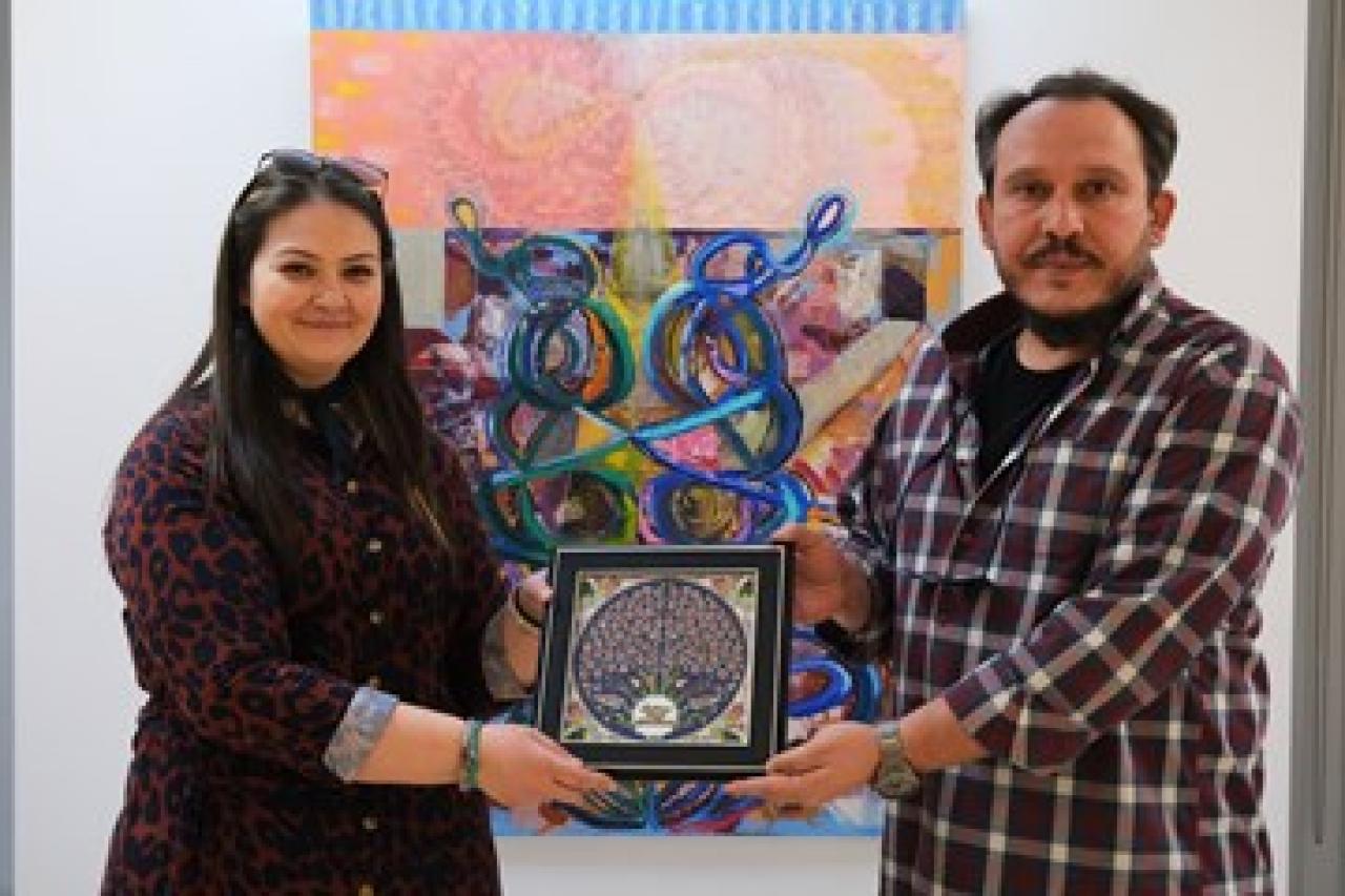 Ölümsüz besteler tuvale yansıdı