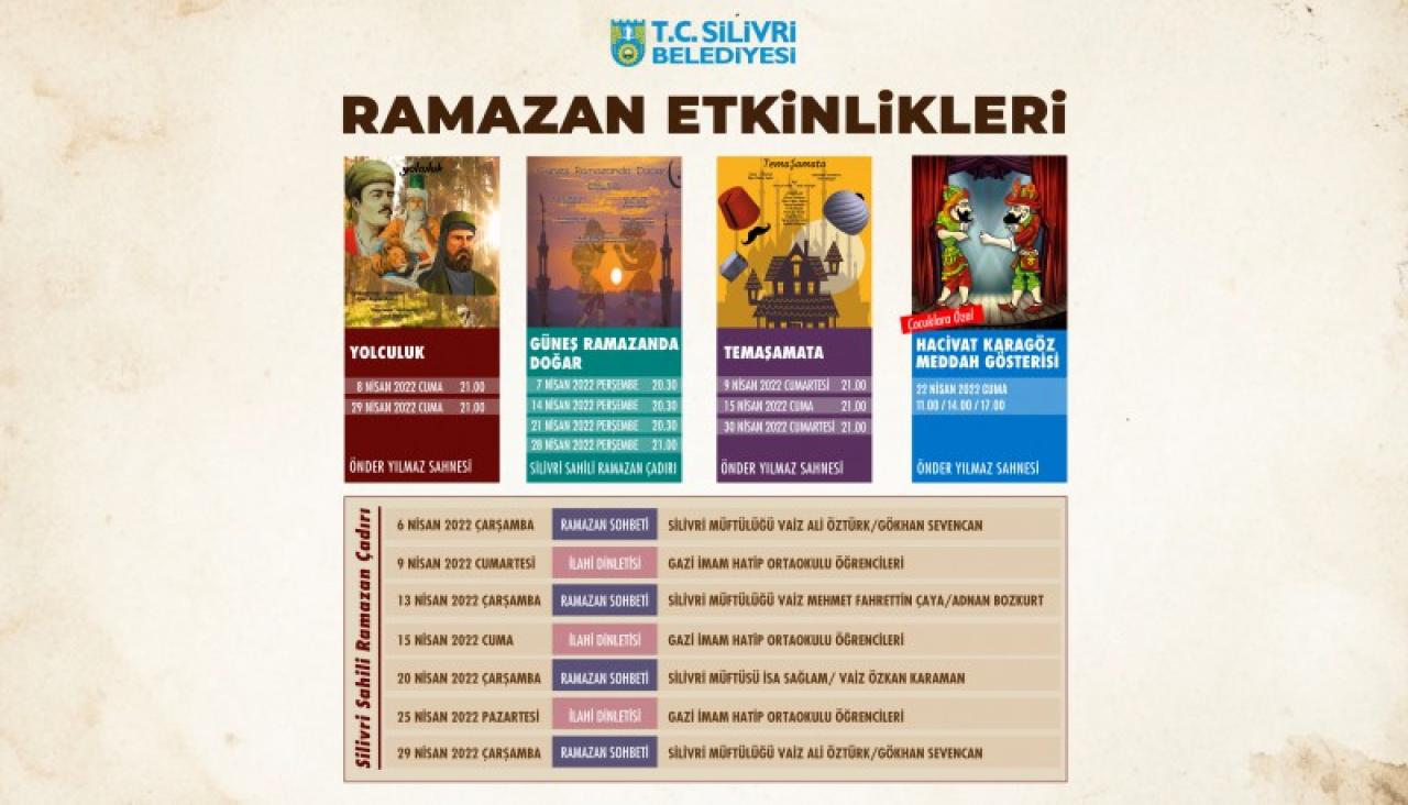 SİLİVRİ BELEDİYESİNDEN RAMAZAN’A ÖZEL ETKİNLİKLER