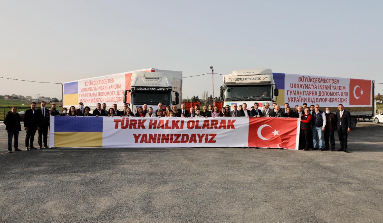 Büyükçekmece’den Ukrayna’ya anlamlı destek