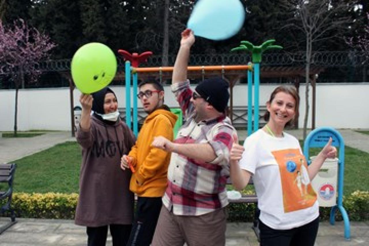 Üreten Engelliler Merkezi’nde otizm farkındalık günü etkinliği